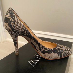 J.Crew Snakeskin Heels